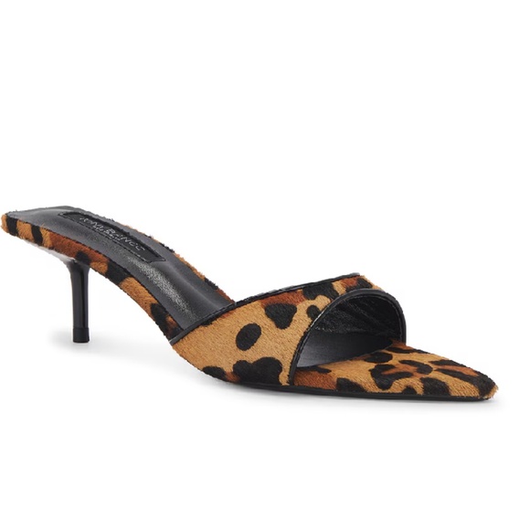 TONY BIANCO Fiesta Leopard Heeled Sandals 7.5 - Picture 1 of 6